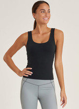 Thrive Societe Women's Endure U-Neck Tank Top in Black