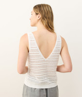Marine Layer Women's Finley Sweater Tank Top in White