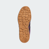 The Adidas Women's Gazelle Indoor Shoes in Metallic Purple