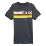 Racquet & Jog Bueller Tee in Charcoal