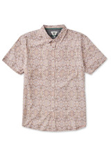 The Vissla Men's Desert Dream Eco Short Sleeve Shirt in Plum