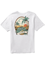 The Vissla Men's Captain Pocket Tee in White