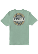 The Vissla Men's Scoundrels Tee in Agave