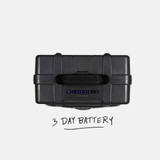 Turtlebox Gen 3 Speaker Thunderhead Charcoal Gray side view