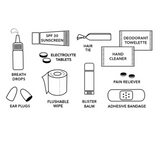 Pinch Provisions Festival Kit displayed at an angle showing compact first aid contents