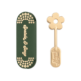 Poppy & Pout Daisy Lip Spatula for applying lip balm and lip care products