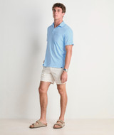 The Vineyard Vines Men's Surf Polo in Blue