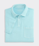 The Vineyard Vines Men's Surf Polo in Sea Splash
