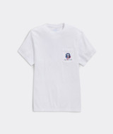 Vineyard Vines Men's USA Flag Mountain Dog Pocket Tee