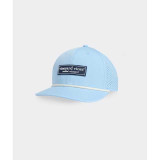 The Vineyard Vines Men's Rubber Patch Logo Performance Hat in Jake Blue