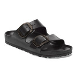 Birkenstock Women's Arizona Big Buckle EVA Sandals Black flat lay