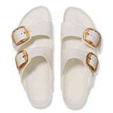 Birkenstock Women's Arizona Big Buckle EVA Sandals Eggshell top view