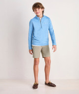 The Vineyard Vines Boys' Performance On-The-Go Shorts in Khaki