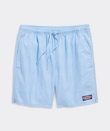 The Vineyard Vines Boys' Island Swim Trunks in Jake Blue