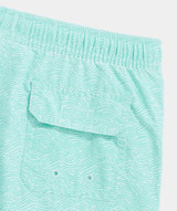 The Vineyard Vines Boys' Island Swim Trunks in Crystal Blue