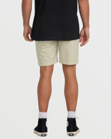 Billabong Men's Crossfire Submersible 19" Hybrid Shorts in Moon side view