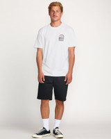 Billabong Men's Portal Premium Tee White back view