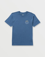 Billabong Men's Rockies A/Div Tee in Deep Blue back detail