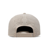 Melin A-Game Hydrolite Snapback Hat in Bone White back view