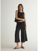 Bella Dahl Women's Wide Leg Crop Pant detail view