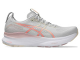 The Asics Women's Gel-Kayano 32 Running Shoes in Cloud Grey and Seashell