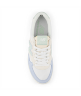 New Balance Women's 300 Court Sneakers Ash Blue three-quarter view