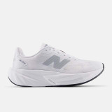 New Balance Women's FuelCell Rebel v5 Running Shoes in White and Black heel view