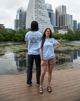 TYLER'S Flatwater Dam That Cancer 2025 Giveback Tee in gray