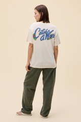 Daydreamer Women's Beach Boys' Surf Patrol Oversized Tee front view