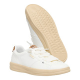 The HeyDude Women's Karina Duo Classic Shoes in Egret White