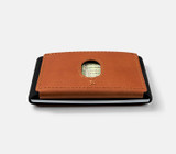 The Ridge BiFlex Wallet Tobacco Brown Leather front view