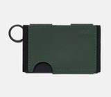 The Ridge BiFlex Wallet Hunter Green flat lay