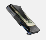 The Ridge Forged Carbon Wallet with  in Money Clip