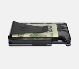 The Ridge Forged Carbon Wallet with  in Money Clip