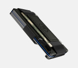 The Ridge Classic Leather Wallet in Midnight Black