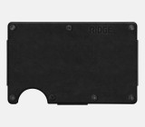 The Ridge Classic Leather Wallet in Midnight Black
