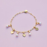 Pura Vida Harper Paperclip Chain Bracelet in Gold