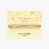 Pura Vida Gift Bracelet Card - Feel Better Soon