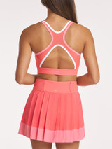 Thrive Societe Women's Clear Block Bra in Papaya Shell Pink