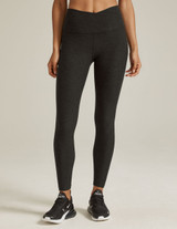 Beyond Yoga Women's Spacedye At Your Leisure High Waisted Midi Legging in Darkest Night