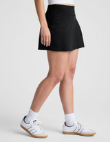 Beyond Yoga Women's Spacedye Points Crossover Skirt in Darkest Night
