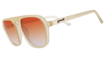The Goodr Retro G Sunglasses in Cream