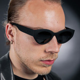 goodr Moon G Sunglasses Black side angle