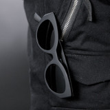 goodr Moon G Sunglasses Black worn view