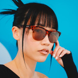 The Goodr Avant G Sunglasses in Tortoise Brown
