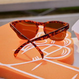 The Goodr Avant G Sunglasses in Tortoise Brown