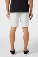 The O'Neill Men's Reserve Heather 19 inch Hybrid Shorts in Heather Fog