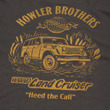 The Howler Brothers x Land Cruiser Men's Land Cruiser Tee in Antique Black