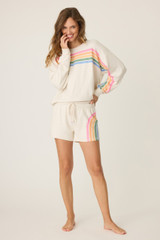 PJ Salvage Women's Over Rainbow Long Sleeve Top