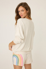PJ Salvage Women's Over Rainbow Long Sleeve Top